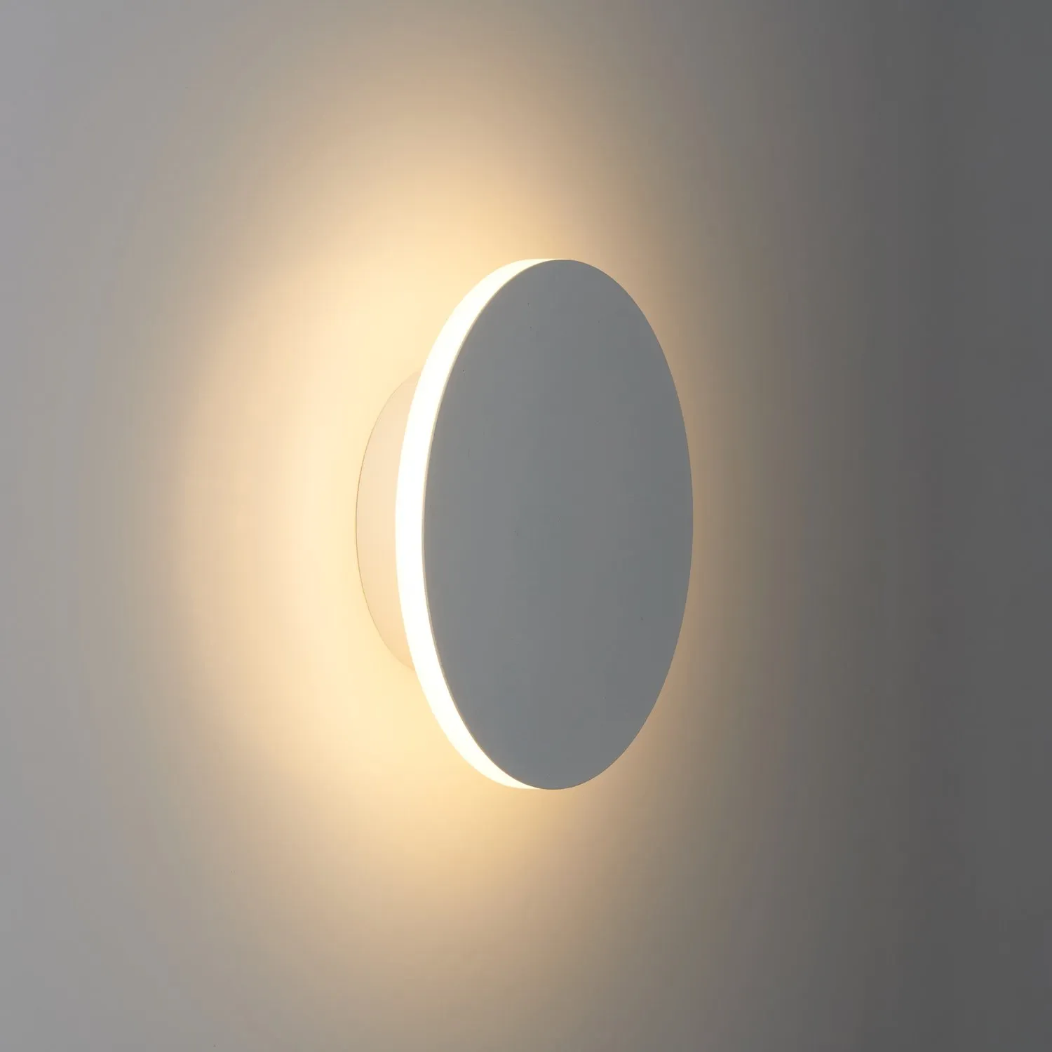 Lampa ścienna NYX 15 cm - LED okrągła, metalowa, czarna - obrazek 8