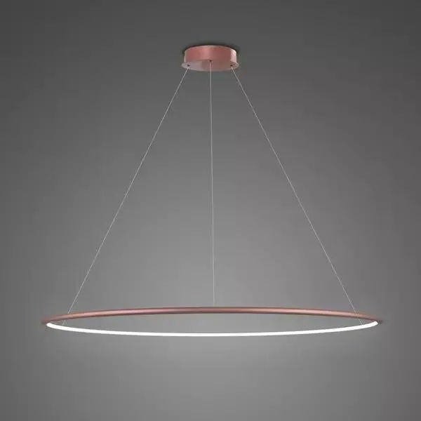 Lampa wisząca Ledowe Okręgi No.1 100cm 4k Różowe Złoto Dali