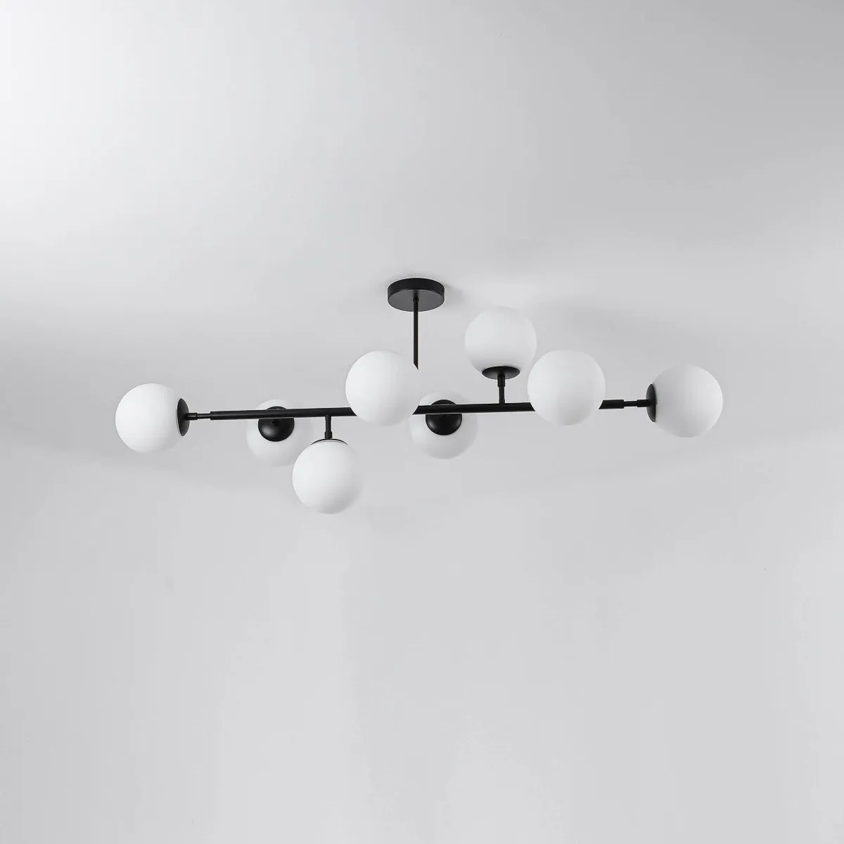 Lampa wisząca Dorado czarna 8xE14 - obrazek 4