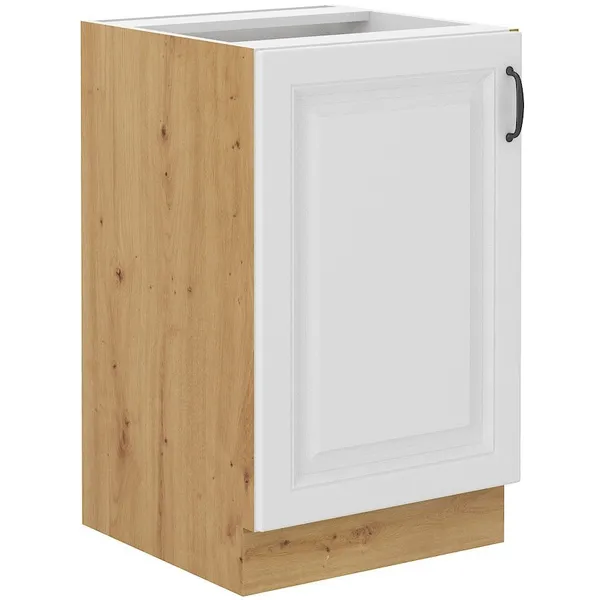 Szafka dolna pod zlew 50 STILL ST10  dąb artisan / biały