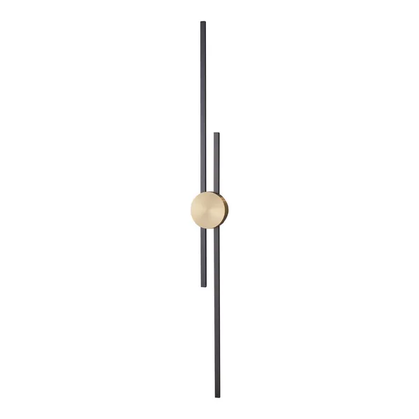Lampa ścienna CENTRO 122 cm - LED, czarno mosiężny
