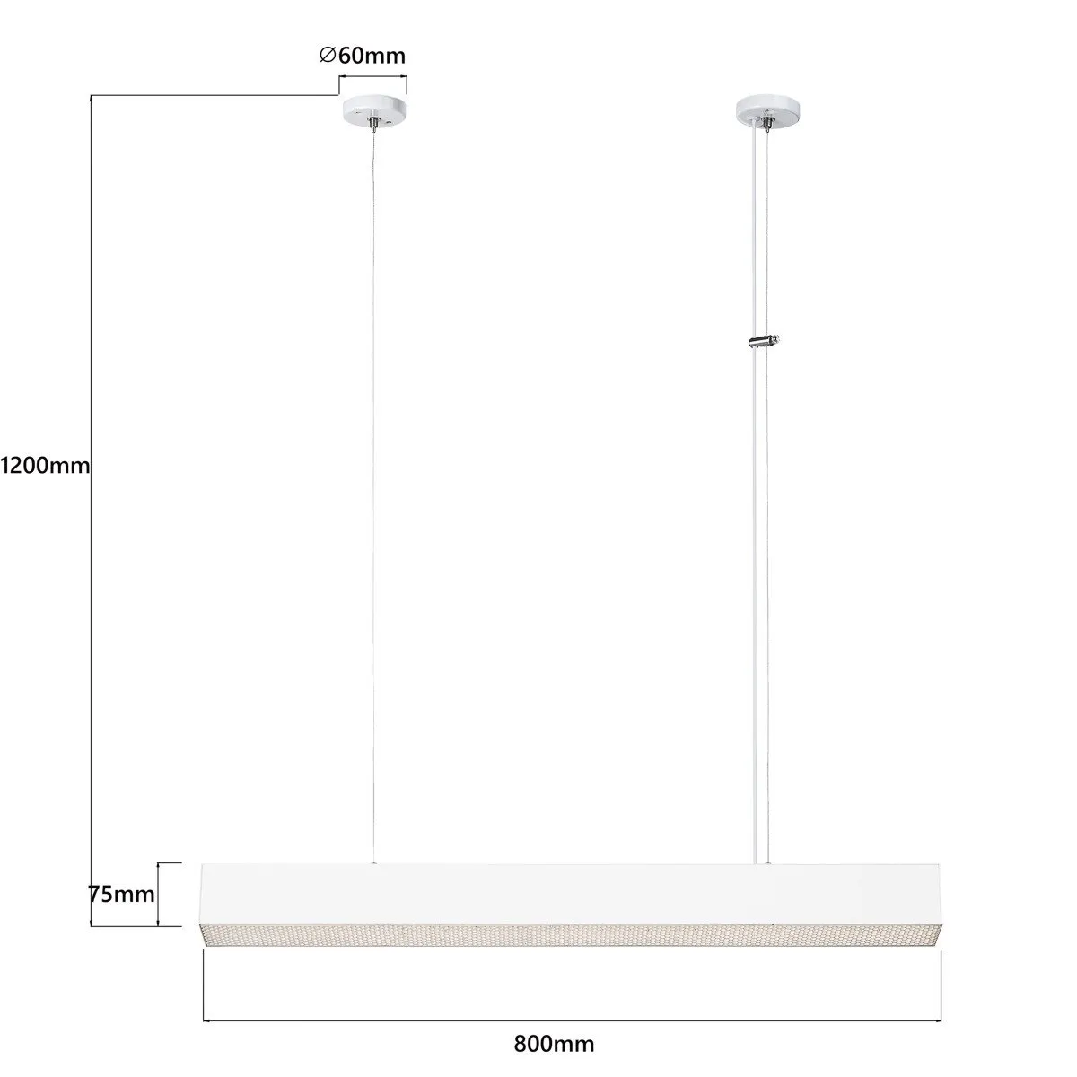 Lampa wisząca Mira M biała Tuya LED CCT - obrazek 11