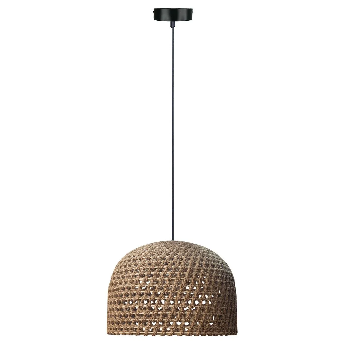 Rattanowa lampa wisząca Kanso 50 cm jasne drewno 1xE27 - obrazek 11