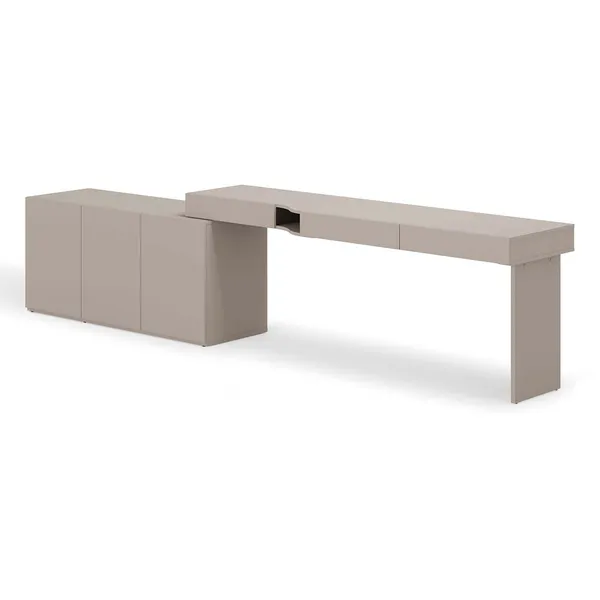 Meble młodzieżowe WOOW SET 04P szampański / clay grey