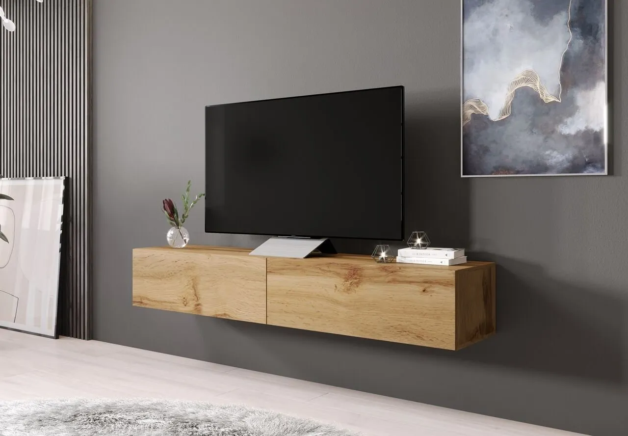 Komoda RTV 180 GOVI VG1F dąb wotan - obrazek 3