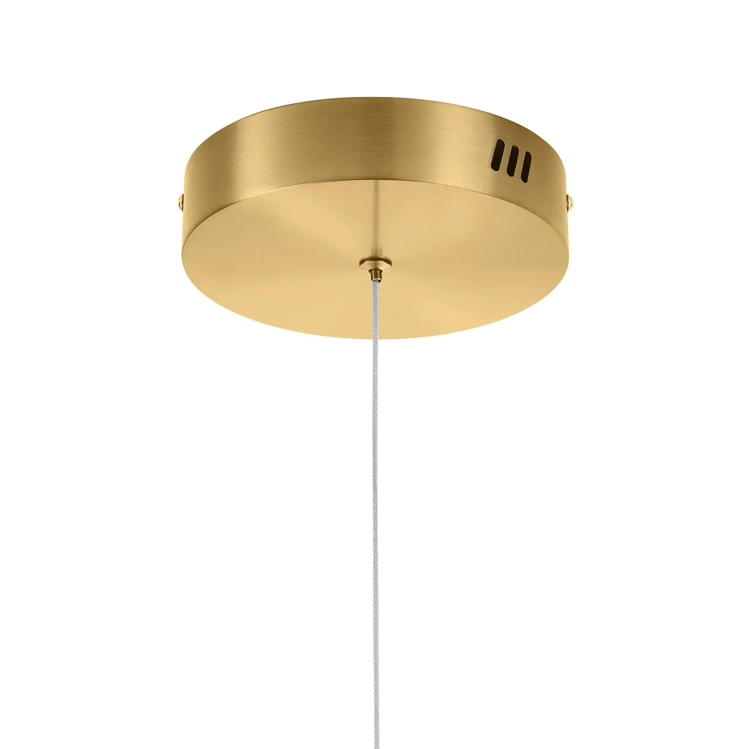 Lampa wisząca CIRCLE 40 cm - LED, ring mosiądz szczotkowany - obrazek 14