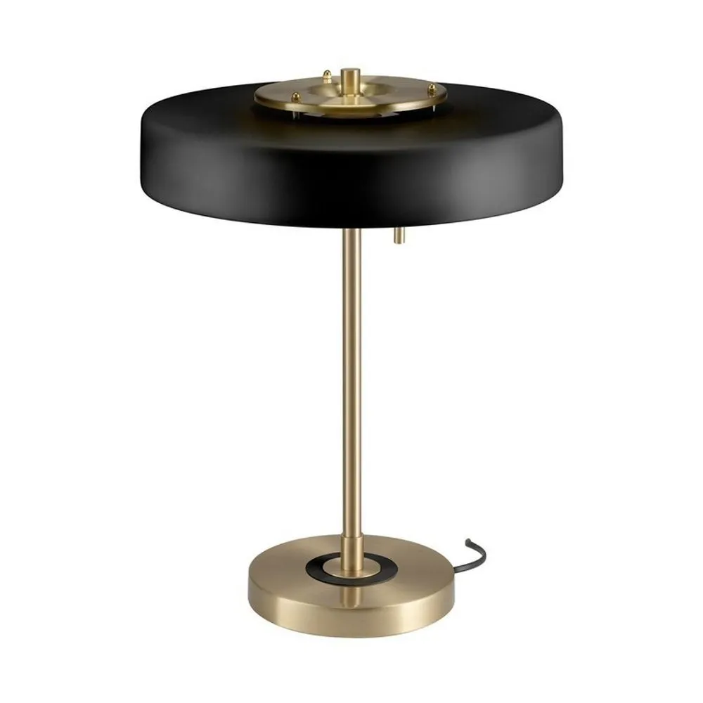 Lampa stołowa ARTDECO 50 cm - czarno - złota - obrazek 5