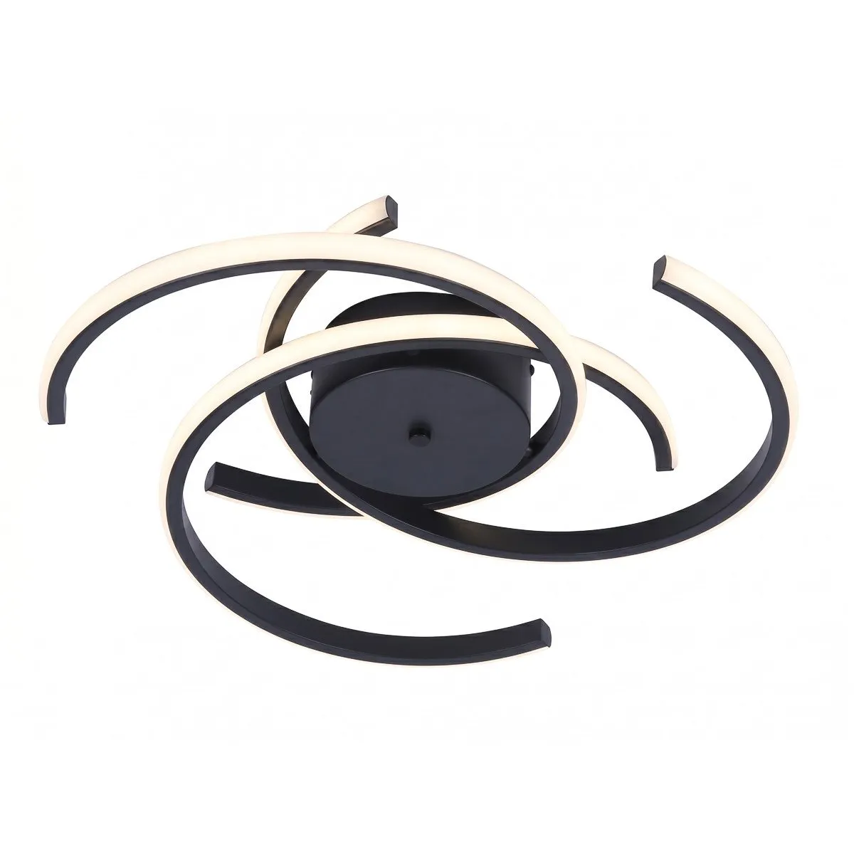Plafon Spider 51 cm czarny LED CCT