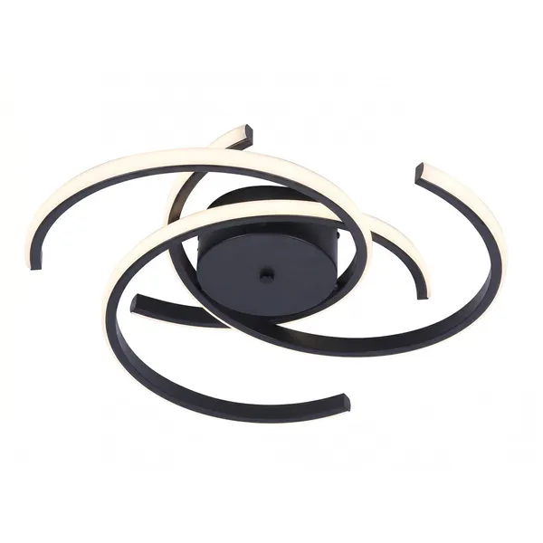 Plafon Spider 51 cm czarny LED CCT