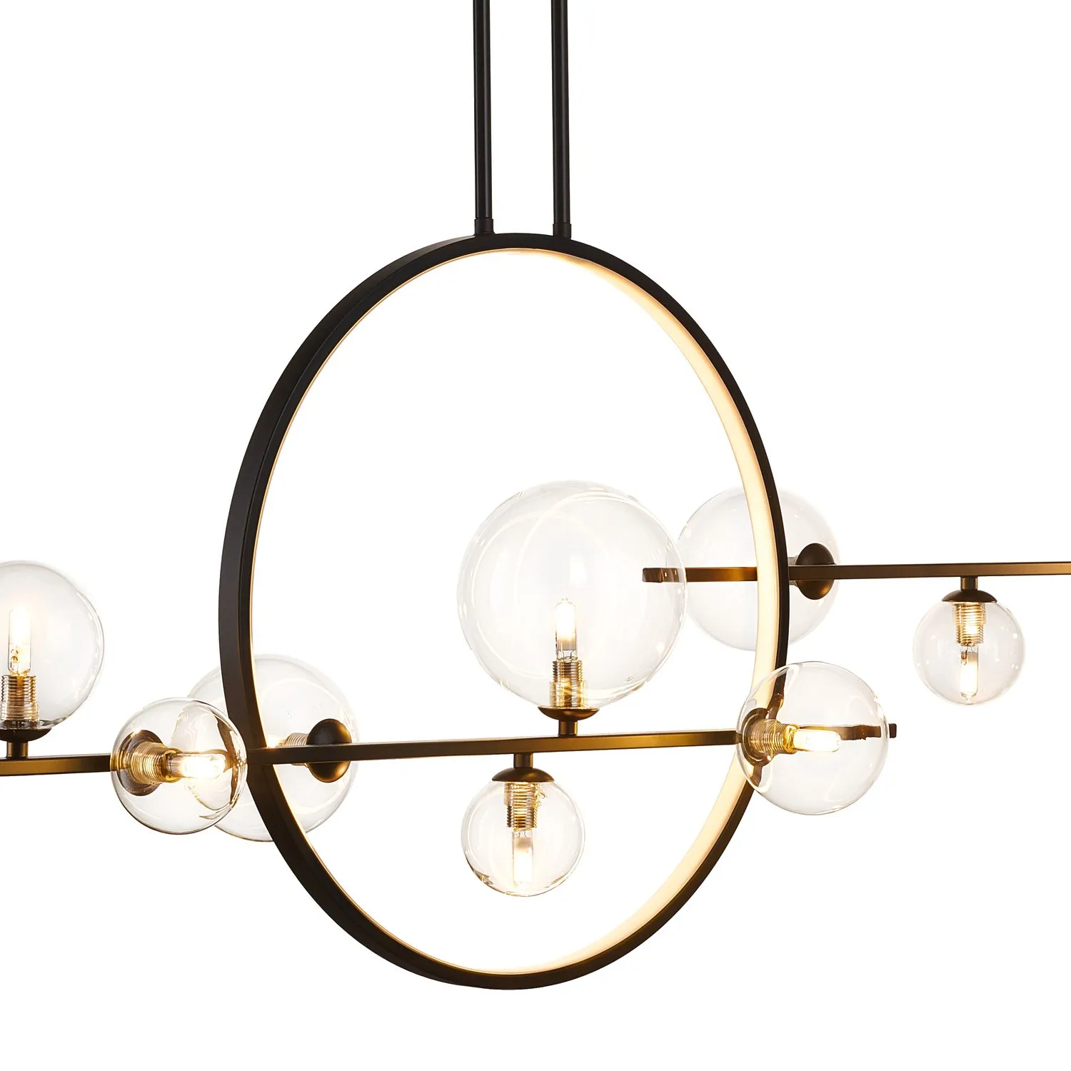 Lampa wisząca ORION DOUBLE czarna 145 cm - obrazek 11