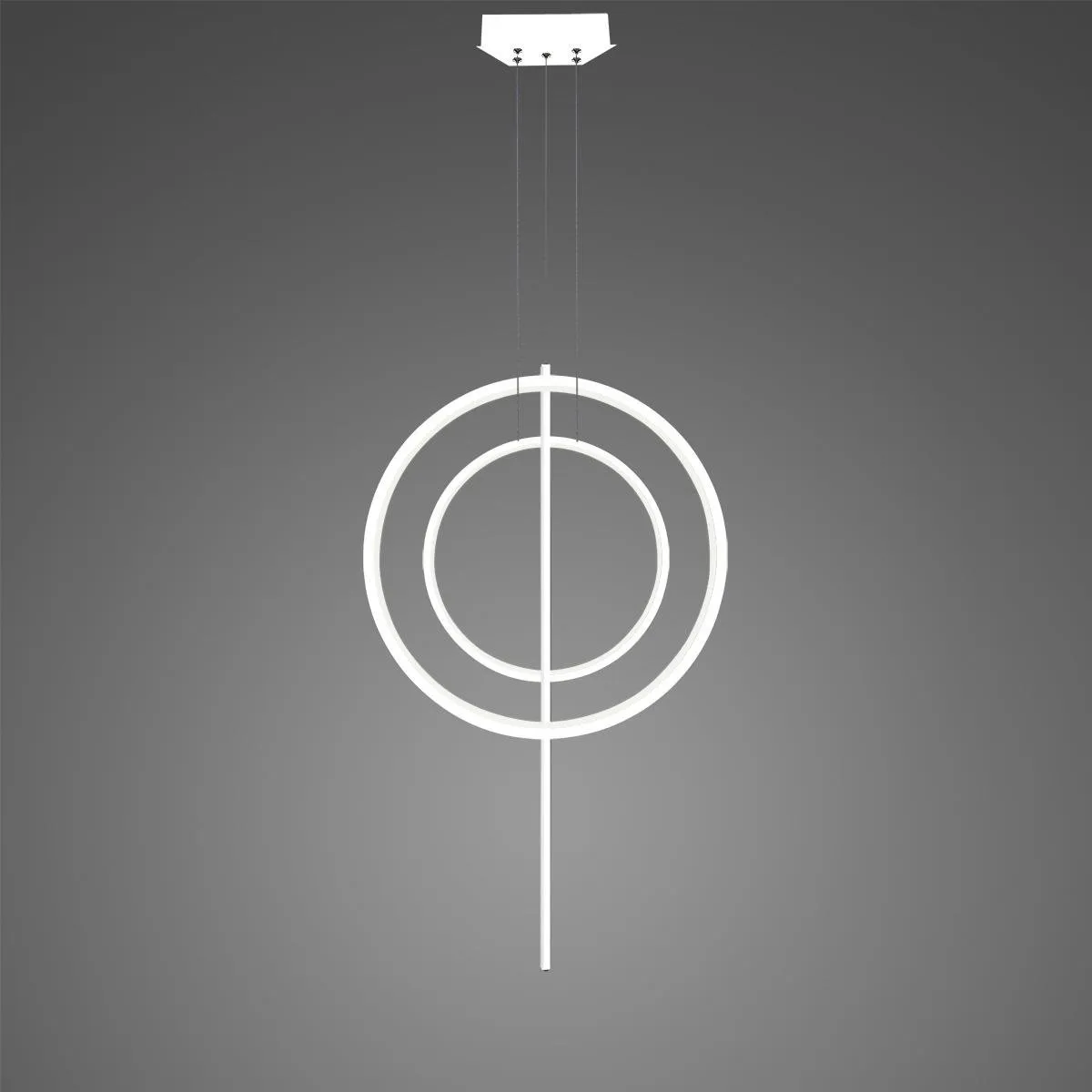 Lampa wisząca Linea No.5 60/40cm biała 3k ściemnialna