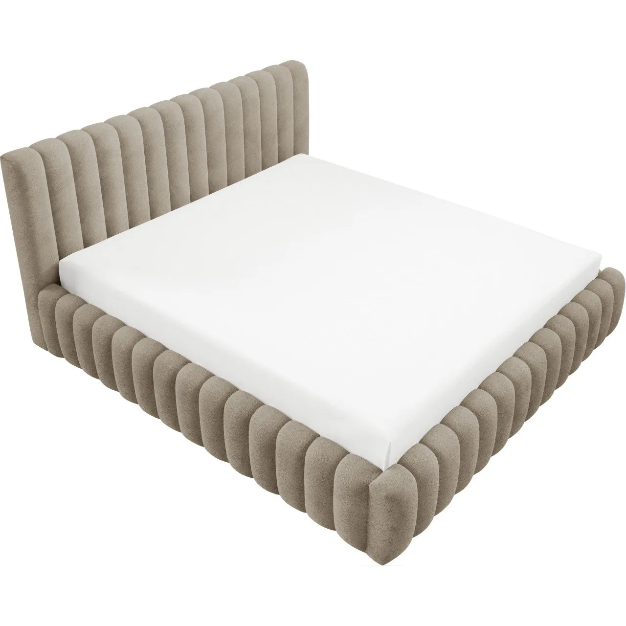 Łóżko tapicerowane ERFOLG 160x200 coral 50 - obrazek 3