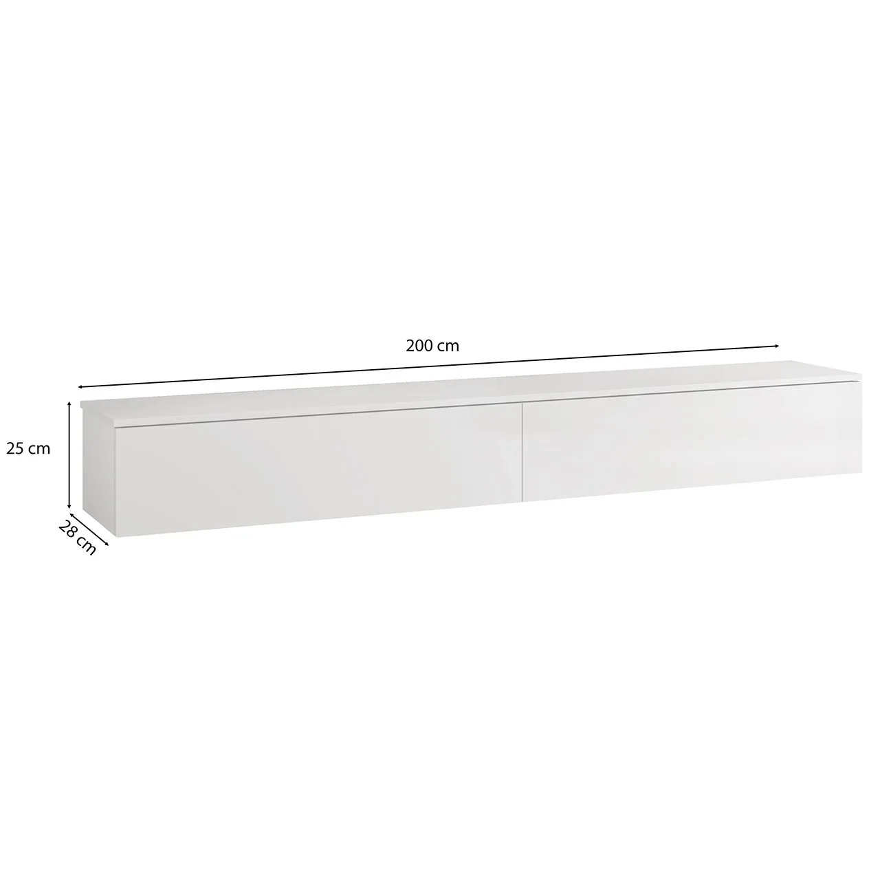 Komoda RTV 200 FIGO 01 biały - obrazek 3