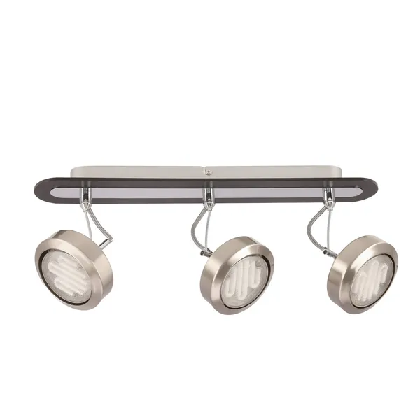 EARTH LAMPA SUFITOWA LISTWA 3X9W GX53 ENERGO SATYNA/WENGE