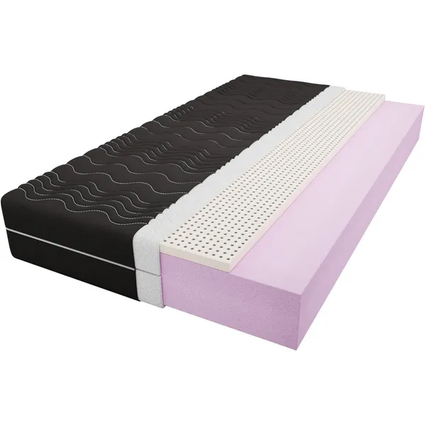 Materac piankowy lateksowy 120x200 FABIEN NOIR
