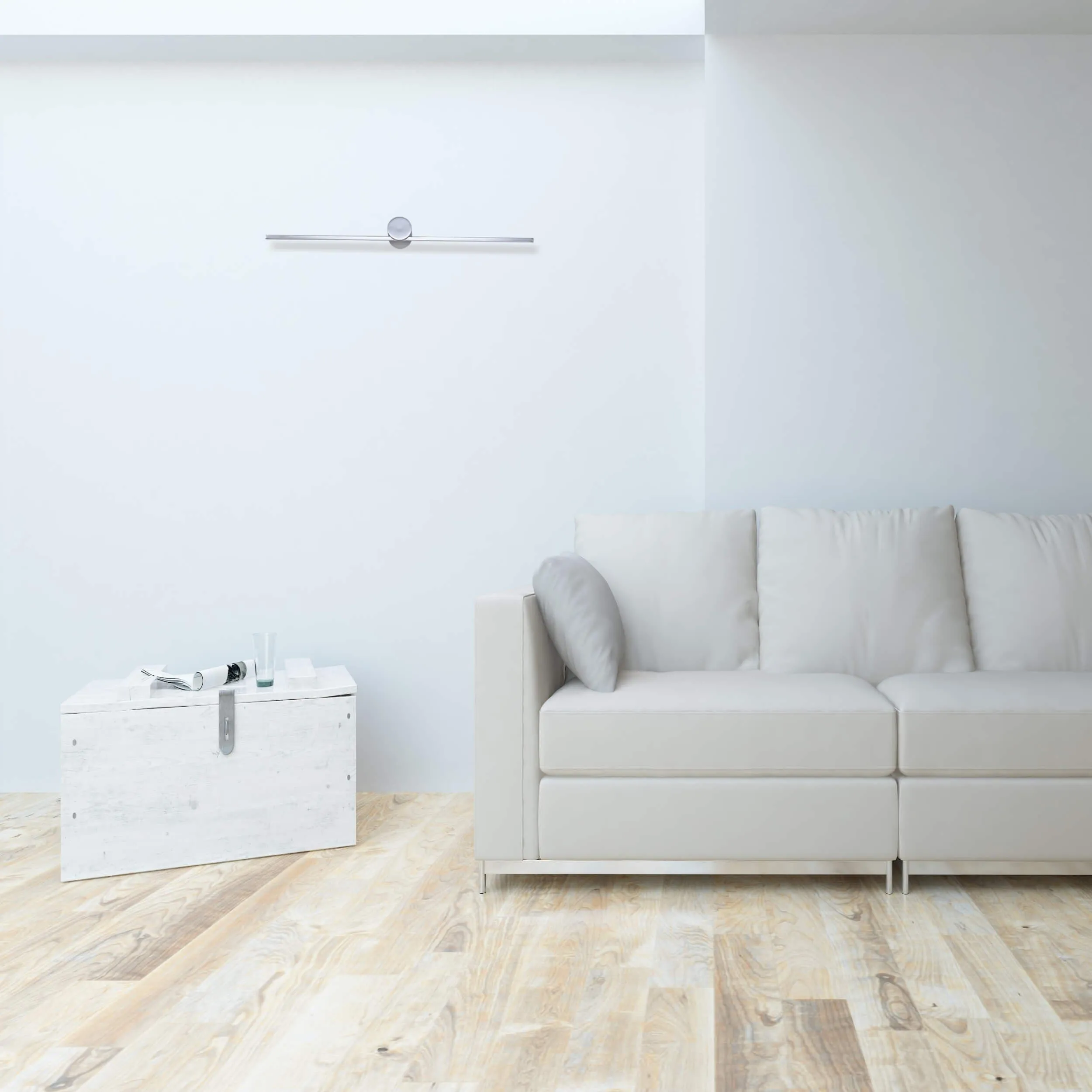 Kinkiet Modern Slim 60 cm chrom LED 3000K - obrazek 2