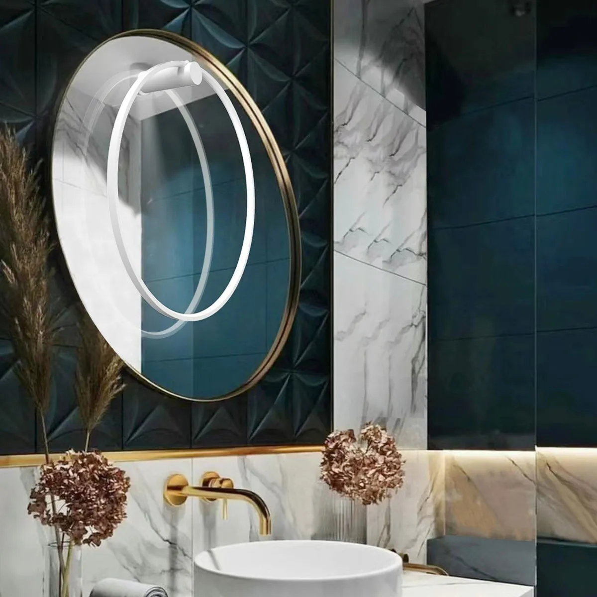 Kinkiet Mirror S biały LED 3000K - obrazek 2