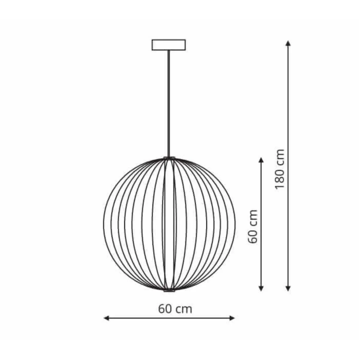 Lampa wisząca Treviso złota LED CCT - obrazek 5