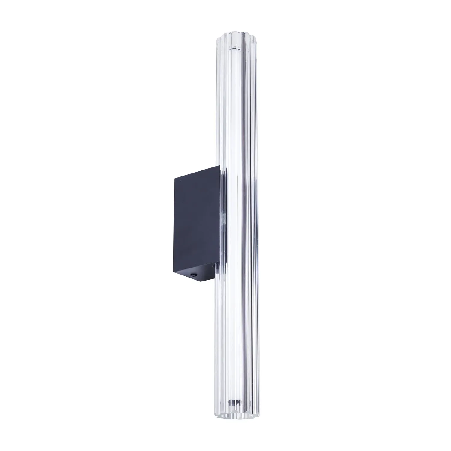 Lampa ścienna VERTI 40 cm - LED, transparentna tuba
