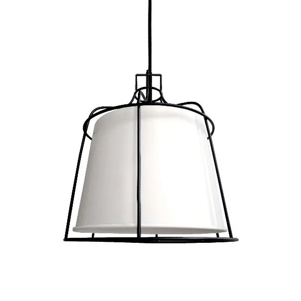 Lampa wisząca Dritto biała 1xE27