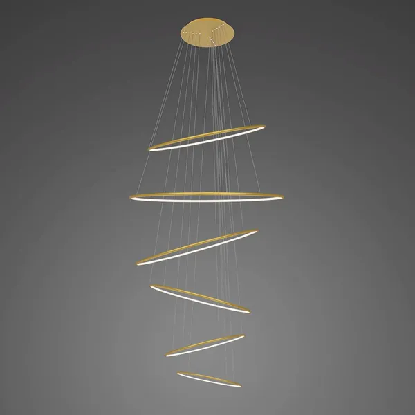 Lampa wisząca Ledowe okręgi No.6 złota 2700k  Dali