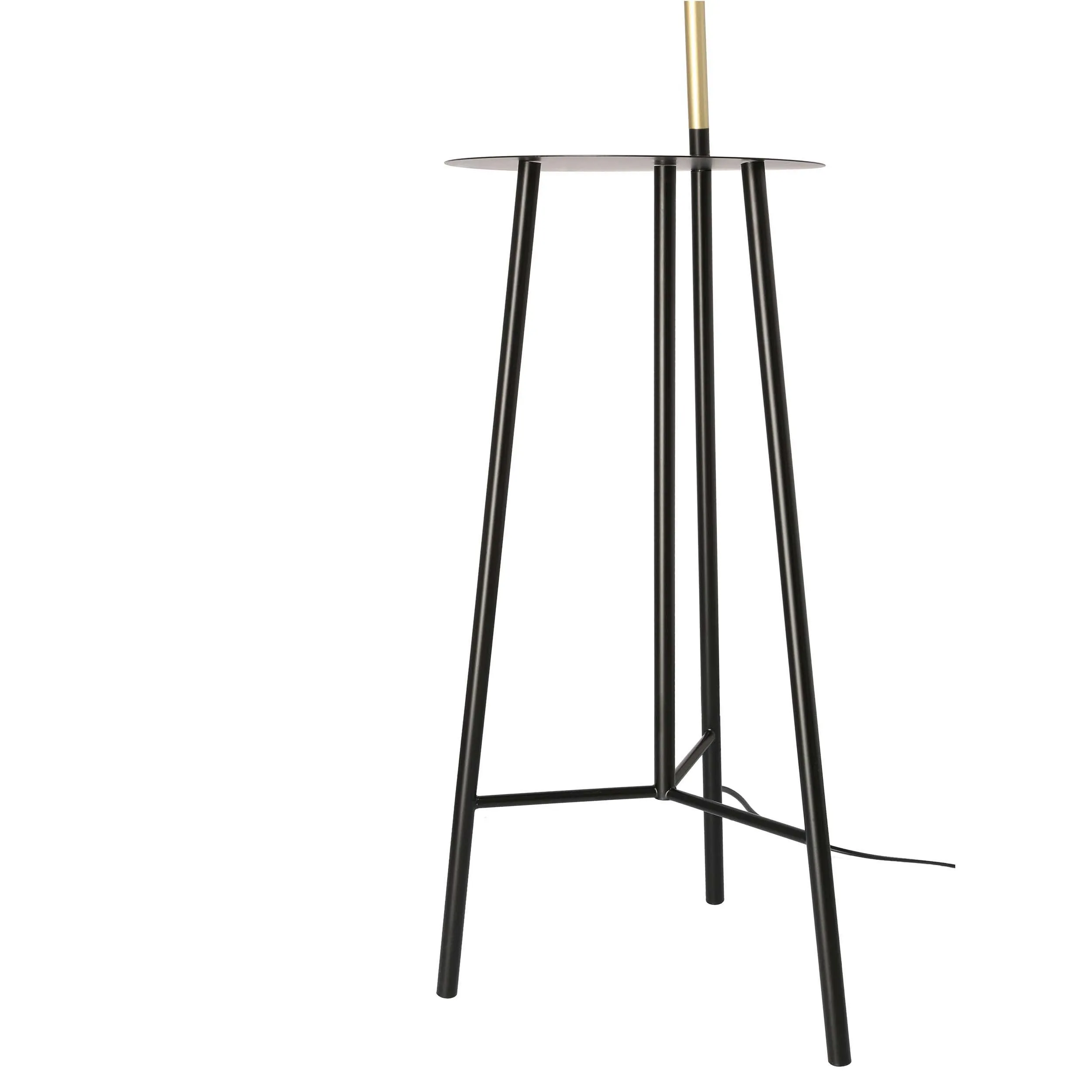 PERRET LAMPA PODŁOGOWA CZARNY+ZŁOTY MATOWY 2X15W GU10 KLOSZ CZARNY - obrazek 7