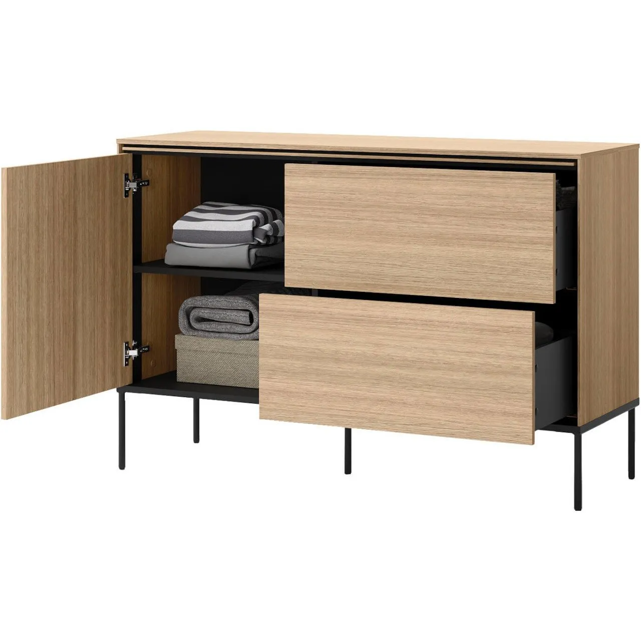 Komoda VISSO VI03 dąb linearny - obrazek 2