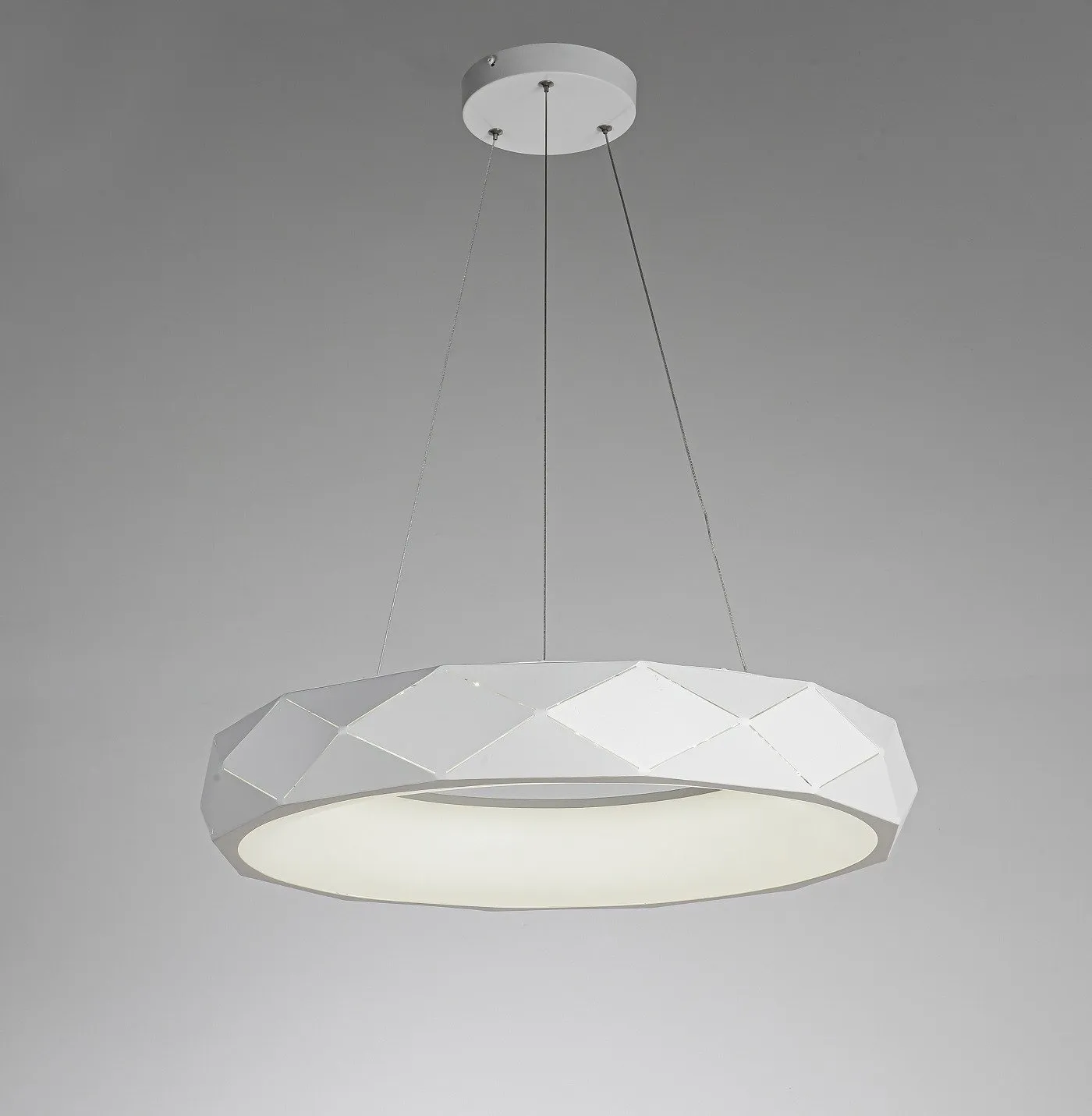 Lampa wisząca Reus biała LED 4000K - obrazek 5