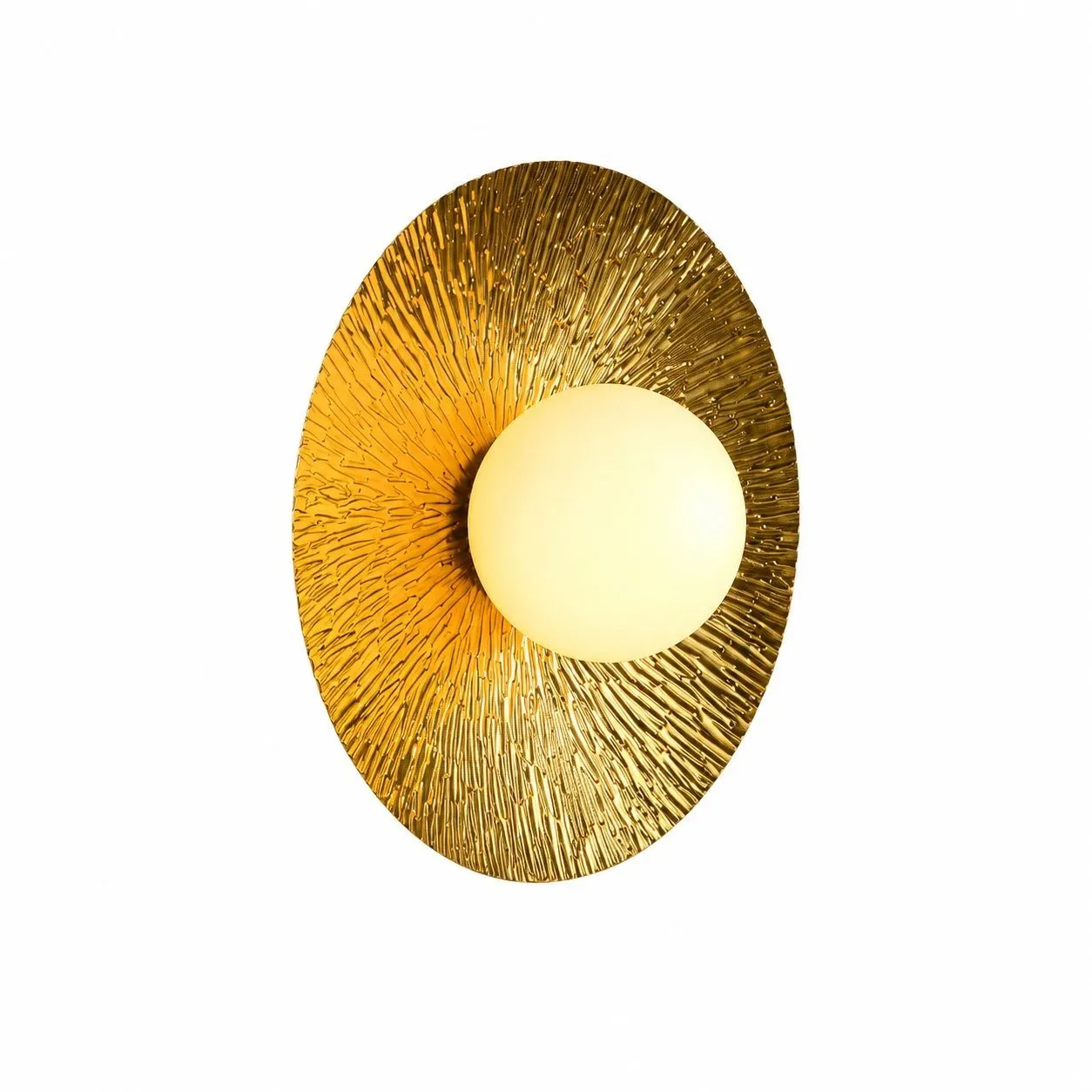 Lampa ścienna SUN M złota 35 cm - obrazek 3