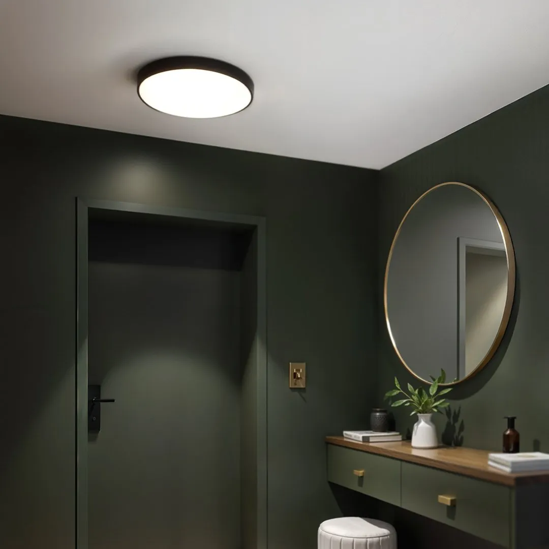 Plafon natynkowy LED 40cm Okrągły BB03 40W 4000K z czujnikiem czarny - obrazek 7