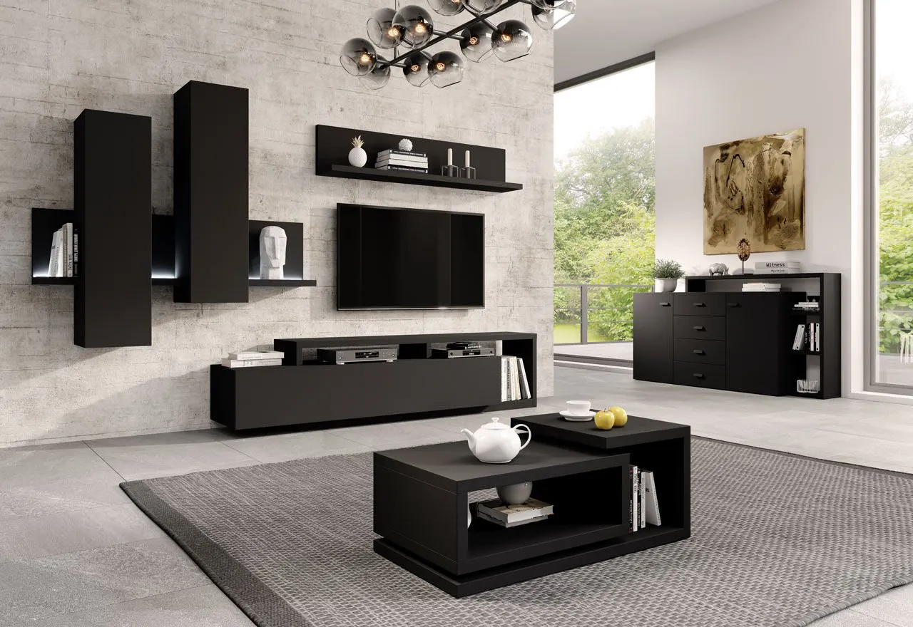 Komoda TABO BT27 czarny - obrazek 3