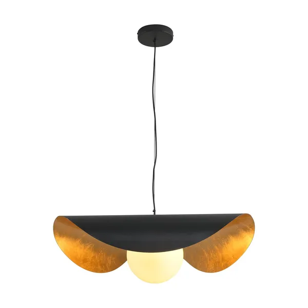 Lampa wisząca ENZO 60 cm - czarno złota