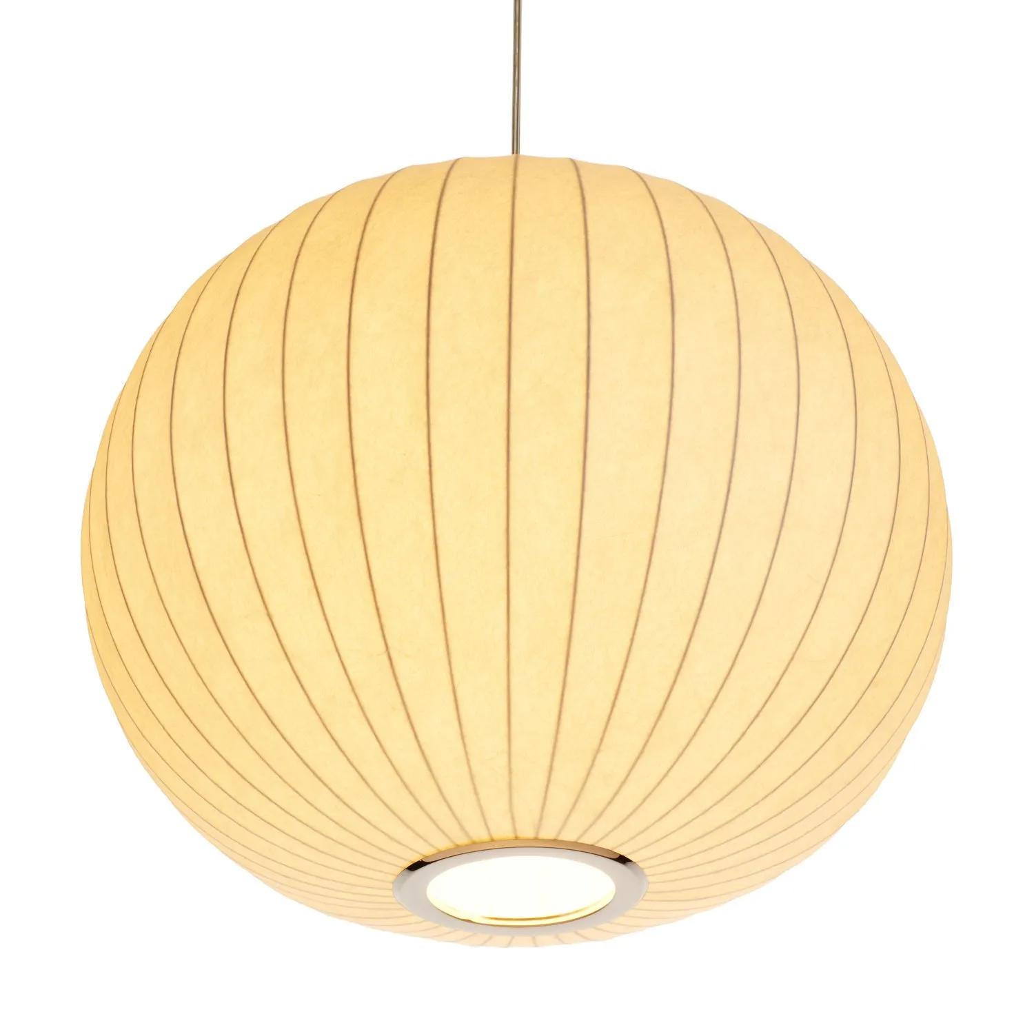 Lampa wisząca SILK biała 50 cm - obrazek 6