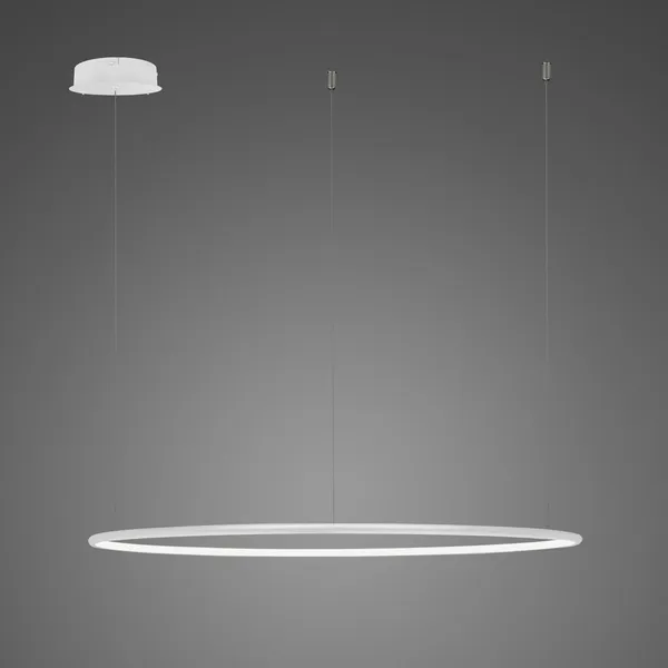 Lampa wisząca Ledowe Okręgi No.1 120cm 3k biała Dalipająk
