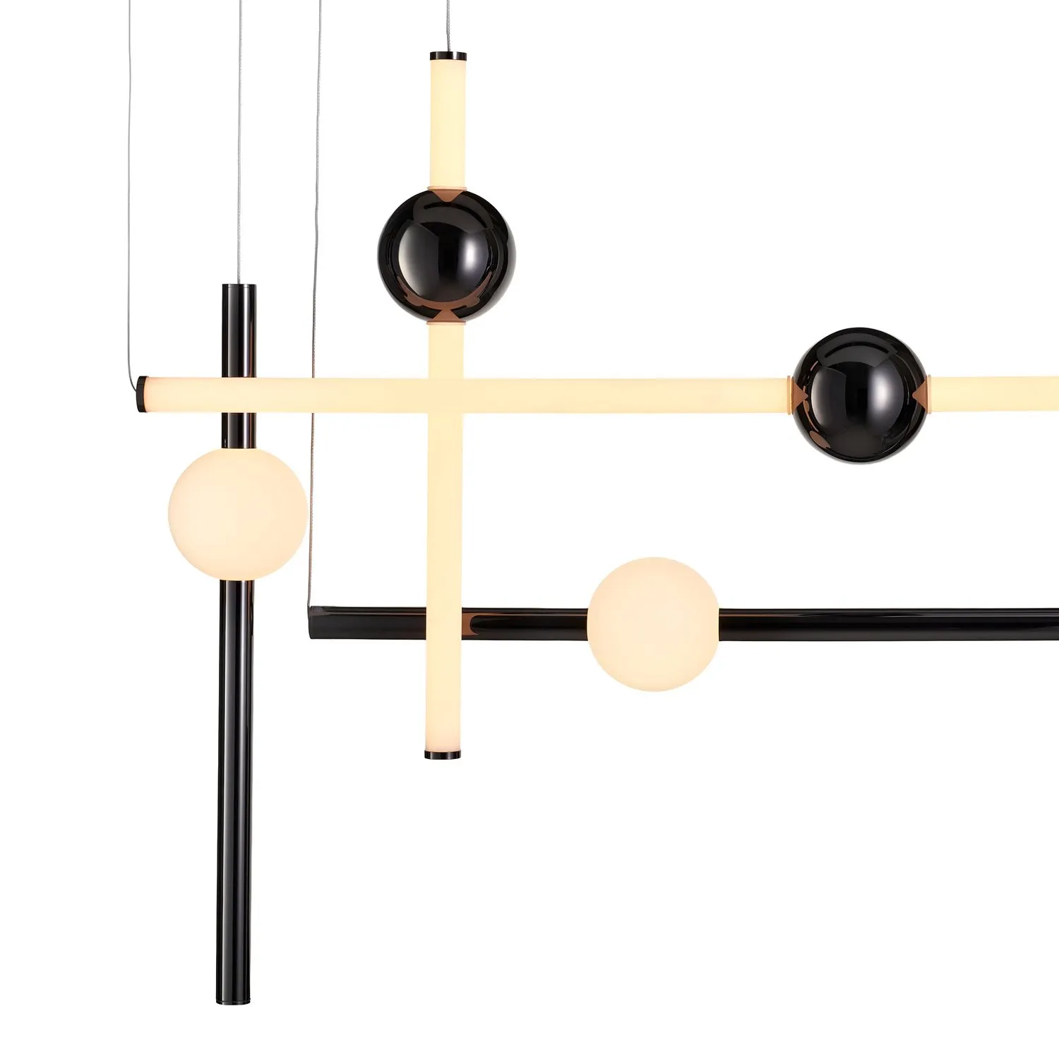 Lampa wisząca O-LINE L-4 LED czarna 110 cm - obrazek 8