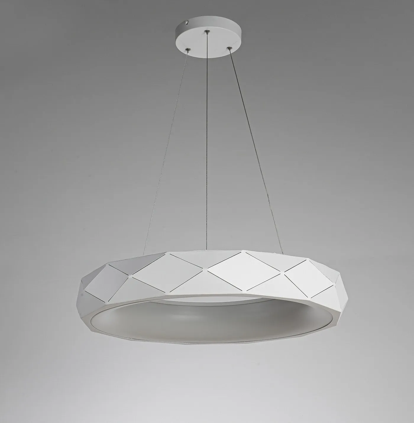 Lampa wisząca Reus biała LED 4000K - obrazek 3