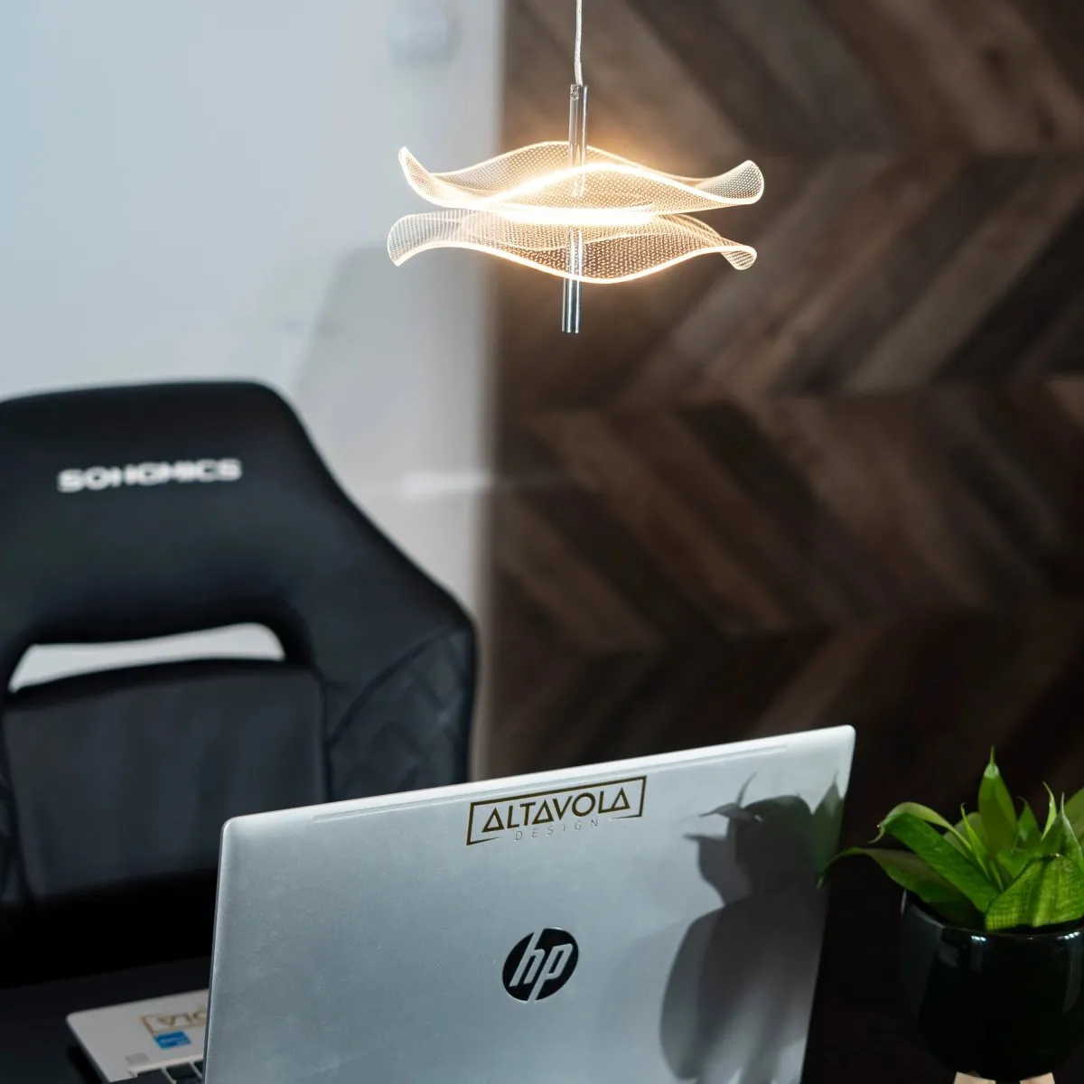 Lampa wisząca chrom Mariposa 3000K - obrazek 8