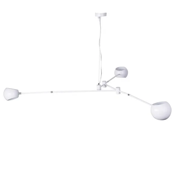 Lampa wisząca ASTRONOMY-3, 175 cm - biała