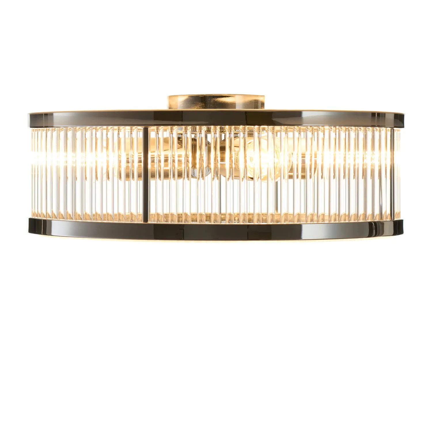 Plafon kryształowy MAGNUS 38 cm – chrom w połysku - obrazek 13