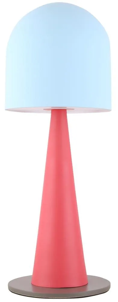 LAMPA STOŁOWA VISBY 1 NIEBIESKI CZERWONY