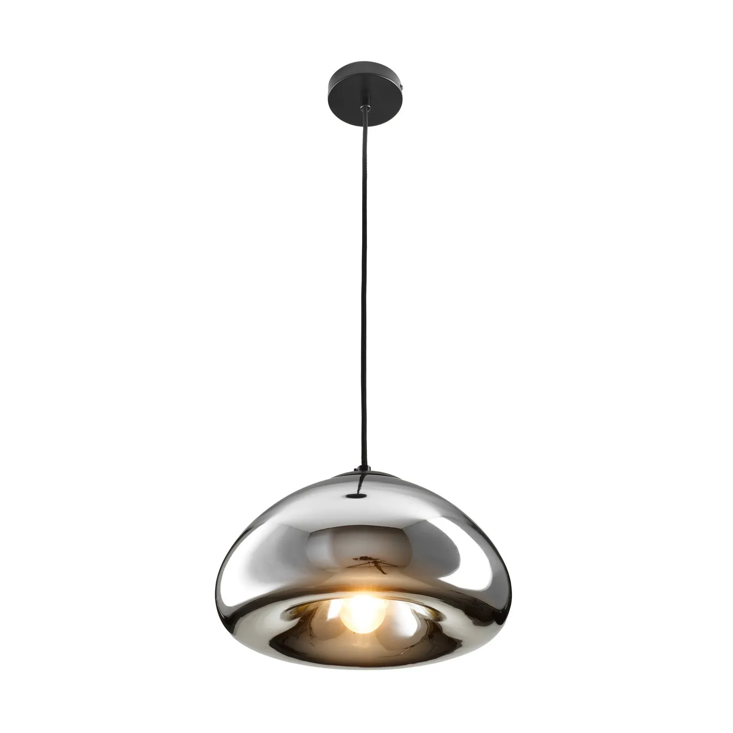 Lampa wisząca VICTORY GLOW M srebrna 30 cm - obrazek 4
