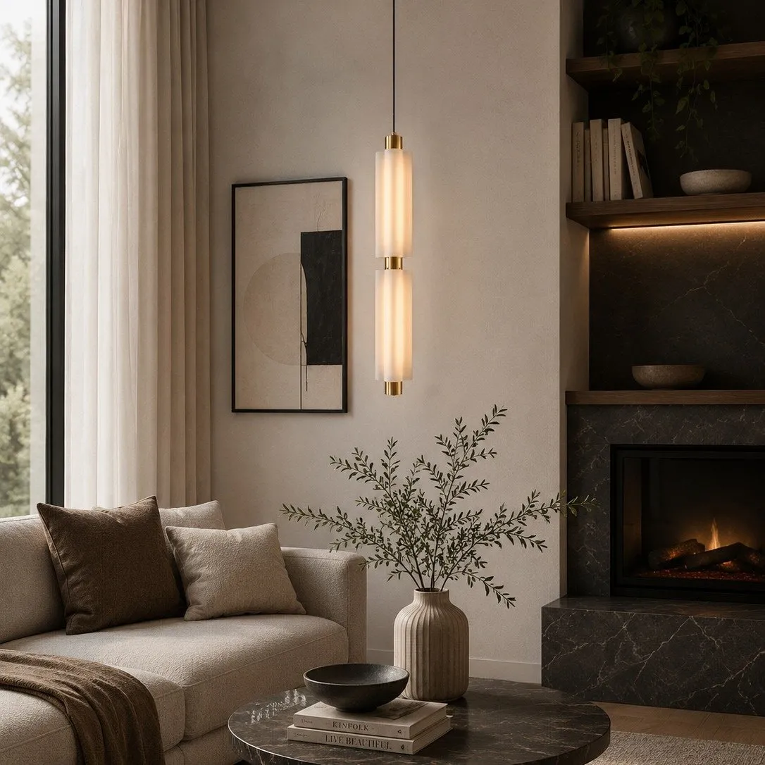 Lampa wisząca OSMO-2 LED złota 73 cm - obrazek 4