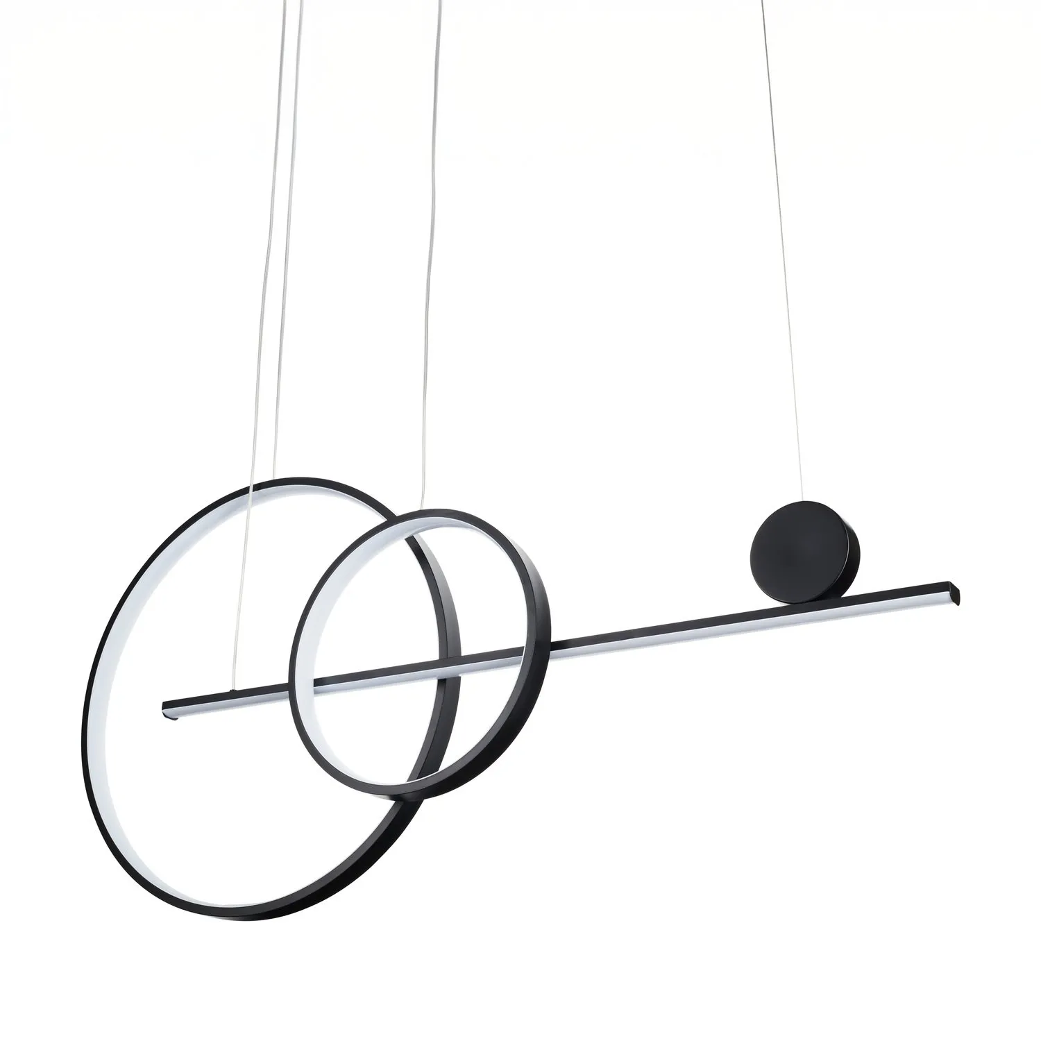 Lampa wisząca NEW AGE LED 120 cm - oprawa sufitowa czarna - obrazek 8