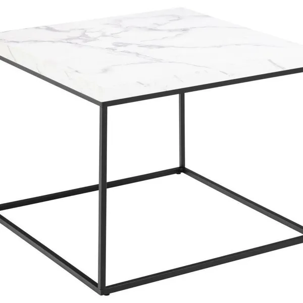 Stolik Barossa 60x60cm biały marmur