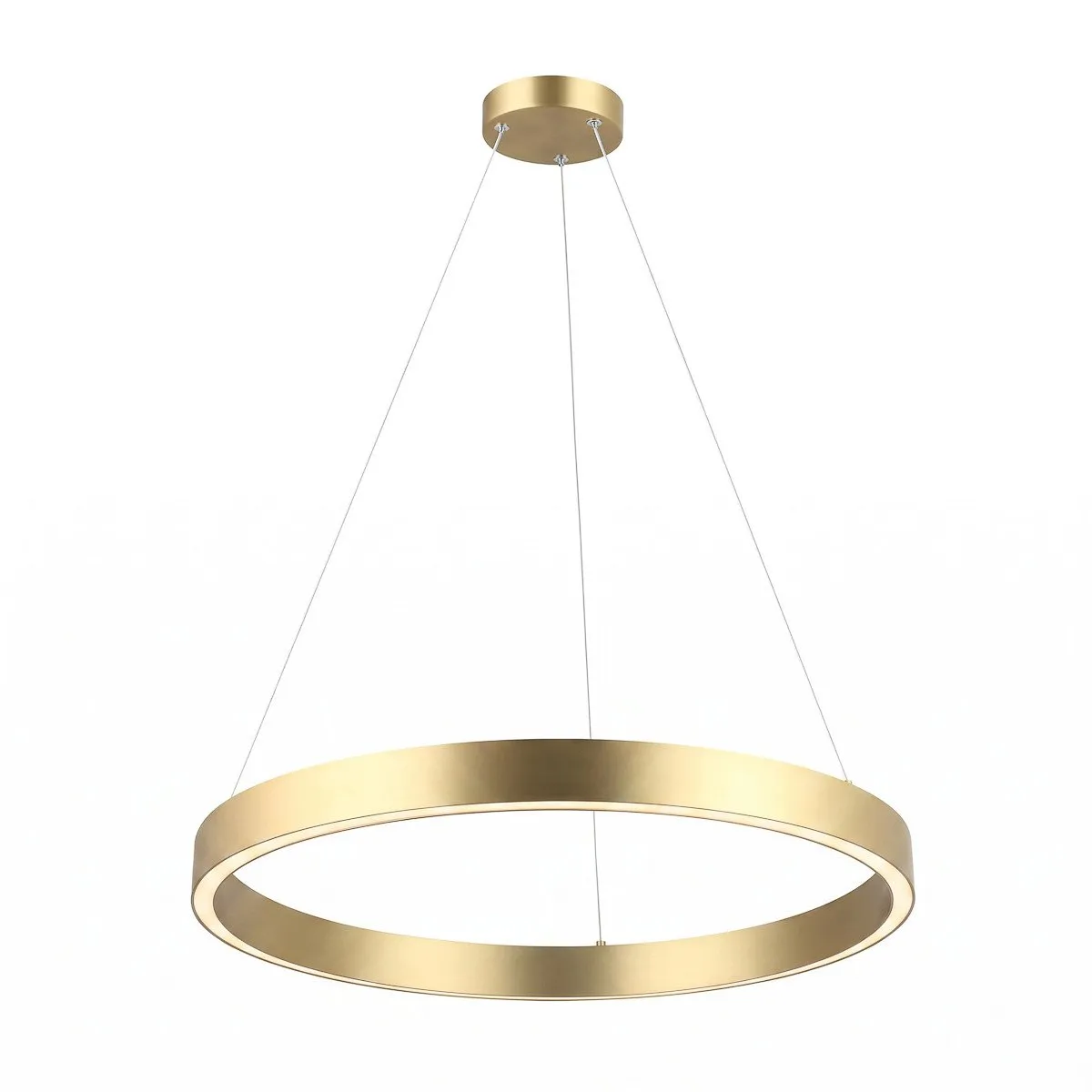 Lampa wisząca Midway Triangle złota mała LED 3000K