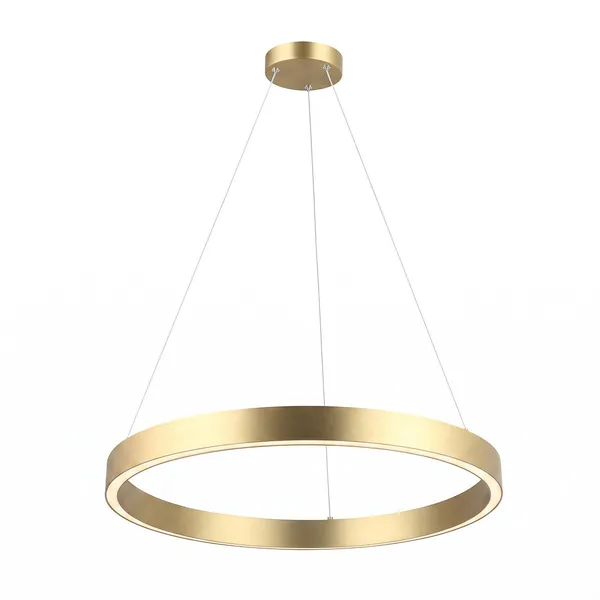 Lampa wisząca Midway Triangle złota mała LED 3000K