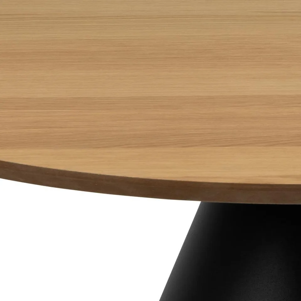 Stolik Soli 85cm dąb/czarny - obrazek 2