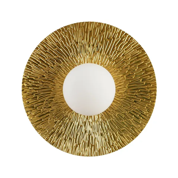 Lampa ścienna SUN M złota 35 cm