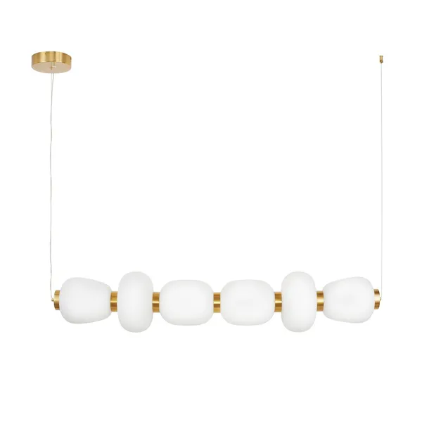 Lampa wisząca BRILLA-6, 125 cm, złota