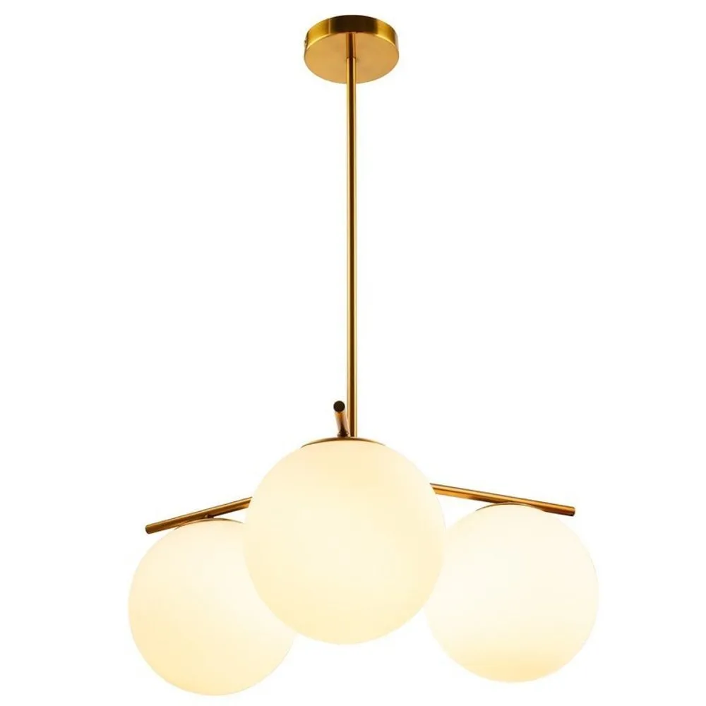Lampa wisząca VENUS-3 mosiądz 60 cm - obrazek 2
